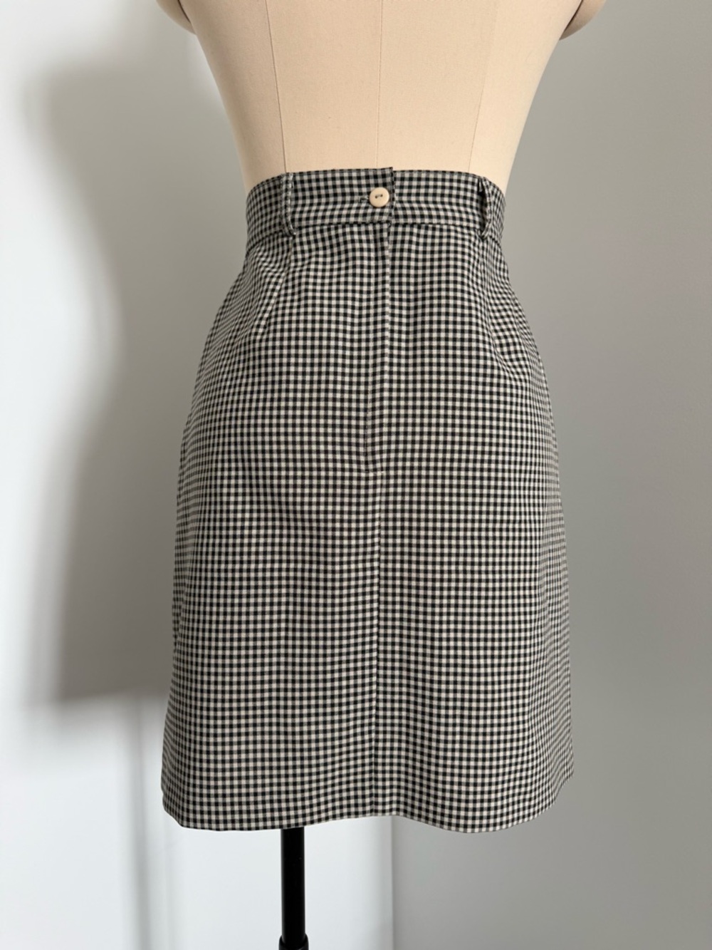 Vintage Checkered Gingham Skirt - Picture 4 of 15